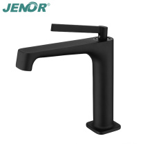 New Modern Bathom Matt Black Brass Faucet